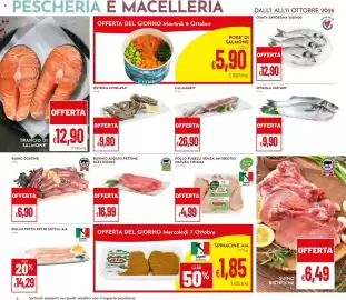 Volantino Pan Pagina 8: Trancio di salmone* €12,90, Pollo fuselli senza antibiotici Natura Chiama €4,99