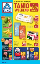 ALDI gazetka Strona 1: Oliwa z oliwek Lyttos €29,99, Masło Łaciate €3,49