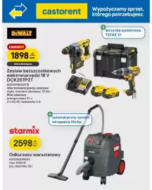 Castorama gazetka Strona 11: Zestaw bezszczotkowych elektronarzędzi DCK207P2T DeWalt €1.898,00