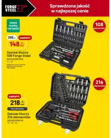 Castorama gazetka Strona 17: Zestaw kluczy 216 elementów Forge Steel €218,00, Zestaw kluczy 108 Forge Steel €148,00