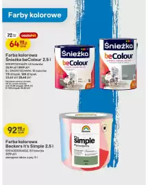 Castorama gazetka Strona 13: Farba kolorowa Śnieżka beColour €64,98