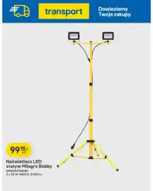 Castorama gazetka Strona 16: Naświetlacz LED statyw Milagro Bobby €99,98