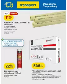 Castorama gazetka Strona 22: Rura PP-R PN20 20 mm 3 m PoliMarky €11,98, Płyta kominkowa Varmsen 6-pak €548,00