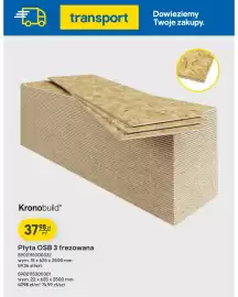 Castorama gazetka Strona 6: Płyta OSB 3 frezowana 18x625x2500 mm Kronobuild €37,98