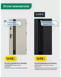 Castorama gazetka Strona 9: Drzwi zewnętrzne Temida Pantor €1.498,00, Drzwi zewnętrzne Pieniny Pantor €1.698,00