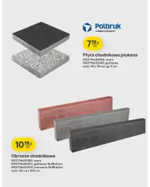 Castorama gazetka Strona 3: Obrzeże chodnikowe czerwone Polbruk €14,98, Płyta chodnikowa płukana Polbruk €7,98