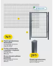 Castorama gazetka Strona 6: Brama dwuskrzydłowa panelowa €698,00