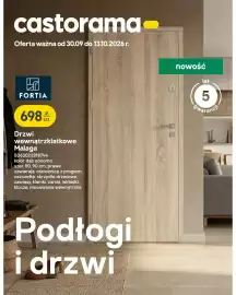 Castorama gazetka Strona 1: Drzwi wewnątrzklatkowe Malaga Fortia €698,00
