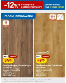 Castorama gazetka Strona 3: Panel podłogowy Dąb Willow GoodHome €49,98, Panel podłogowy Dąb Georgia €34,98