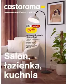 Castorama gazetka Strona 1: Lampa podłogowa Milagro Zack czarna 1xE27 €59,98