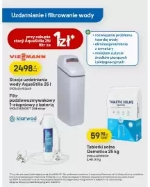 Castorama gazetka Strona 19: Tabletki solne Qemetica €59,98, Filtr podzlewozmywakowy 1-stopniowy z baterią Klarwod €1,00