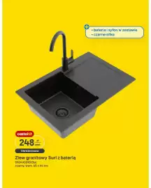 Castorama gazetka Strona 20: Zlew granitowy Suri z baterią €248,00