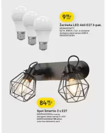 Castorama gazetka Strona 6: Spot Smertio 3 x E27 €138,00, Żarówka LED A60 E27 3000K 3-pak €9,98