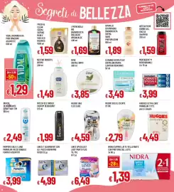 Volantino Famila Superstore Pagina 18: Neutro Roberts Intimo Delicato €1,49, Dove crema corpo Seta Preziosa €3,85