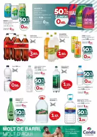 Catálogo Condis Página 21: Schweppes taronja, llimona o llimona zero €1,50, Viladrau aigua mineral €1,57
