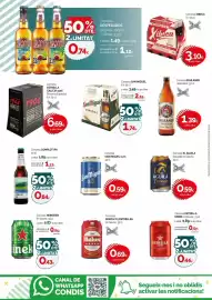 Catálogo Condis Página 22: San Miguel Especial €1,74, San Miguel 0,0% €0,59