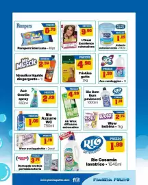 Volantino Pianeta Pulito Pagina 3: Ace candegginna €1,59, Mr Muscle idraulico liquido disgorgante €2,59
