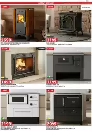 Merkury Market gazetka Strona 17: Piec Stalowo-Kaflowy Bellino Goldbrown €2.699,00, Piec Arica Nordflam €3.199,00