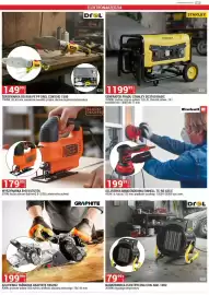Merkury Market gazetka Strona 23: Wyrzynarka B+D KS701EK €179,99, Szlifierka taśmowa Graphite 59G392 €199,99
