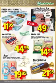 Matvärlden Tensta reklamblad vecka 40 Sida 5: RIVEN OST €14,95, PÅGENLIMPAN €21,95