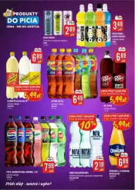 MOKPOL gazetka Strona 10: Pepsi, Mountain Dew, Mirinda, 7-Up wybrane rodzaje €7,99, Schweppes Butelka PET €5,99