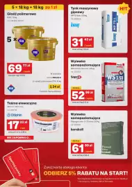 3W gazetka Strona 2: Wylewka samopoziomująca Sopro €52,99, Tynk maszynowy gipsowy MP75 lekki €31,00