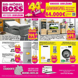 Möbel Boss Prospekt Seite 12: Motor-Polsterbett Gabriola €799,99, GORENJE Kühl-Gefrierkombination €199,99