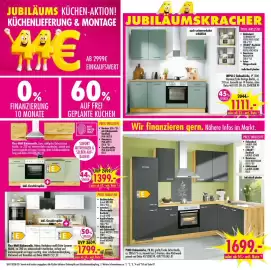 Möbel Boss Prospekt Seite 2: PINO Einbauküche, PN 80, grafit/Evoke Eiche Nachb. €1.699,00