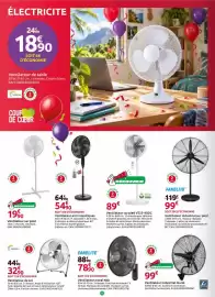 Catalogue Mr Bricolage page 16: FANELITE Ventilateur mural Noir €78,90, SKIRON Ventilateur de sol €32,90