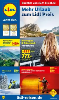 Lidl Reisen (gültig bis 31-10)
