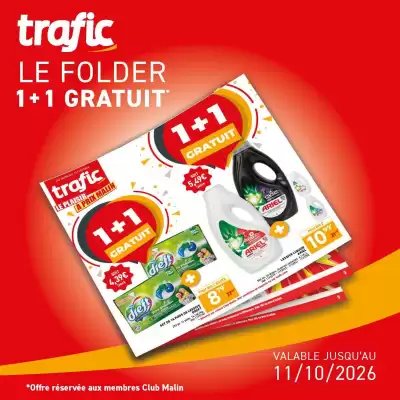 Trafic (valable jusqu'au 11-10)