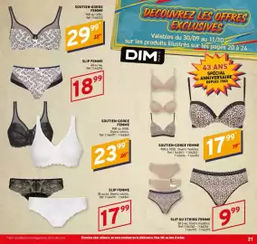 Catalogue Trafic page 21: DAILY Slip ou string femme €9,99, SLIP FEMME €17,99