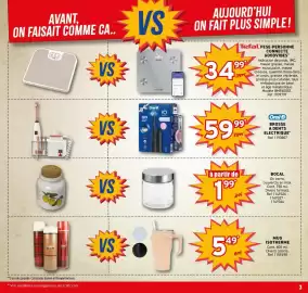 Catalogue Trafic page 3: AVANT. ON FAISAIT COMME CA.. VS VS VS 100% deaner Oral-B 6250 Tefal iO AUJOURD'HUI ON FAIT PLUS