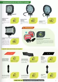Catalogue Point Vert page 7: SOC DE CULTIVATEUR €8,95, SODIFLASH PHARE DE TRAVAIL CARRÉ LED €9,25