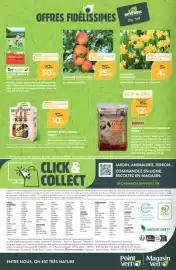 Catalogue Point Vert page 12: POMMIER QUENOUILLE €25,89, NARCISSES MINIATURES €4,19