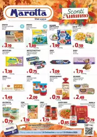 Volantino Marotta Pagina 1: Galbani Santa Lucia Mozzarella tris €1,99, Hero confettura light €2,09