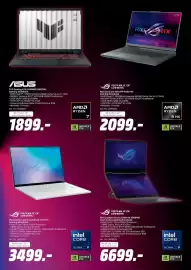 MediaMarkt Prospekt woche 40 Seite 4: ROG Zephyrus G16 €3.499,00, ROG Strix G16 (G614PP-RV031W) Gaming Notebook €2.099,00