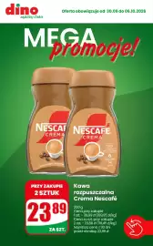 Dino gazetka tydzień 40 Strona 1: Kawa rozpuszczalna Crema Nescafé €23,89