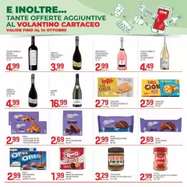 Volantino Carni e Affini Supermercati Pagina 17: Fiorentini burro 100% arachidi €3,29, Milka Choco & Cake €2,99