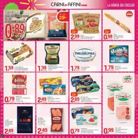 Volantino Carni e Affini Supermercati Pagina 6: Parmalat Yogurt Classici €0,79, Le Naturelle uova fresche medie €1,59