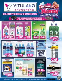 Volantino Vitulano Drugstore Pagina 1: Dash+ Power €19,99, Felce Azzurra €1,79