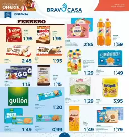 Volantino Bravo Casa Pagina 10: Nestlé Nesquik plus €3,95, Zuegg nettare di frutta €1,15