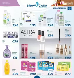 Volantino Bravo Casa Pagina 7: Astra tinta labbra aperitint lip oil €4,95, Astra transformist foundation + concealer €8,90