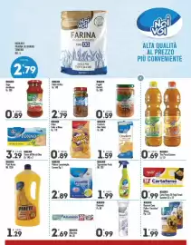 Volantino Punto é market Pagina 3: Noi&Voi Polvere Lavastoviglie Limone €2,89, Noi&Voi Chips Cotte a Mano €0,89