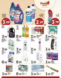Volantino Punto é market Pagina 7: Nuvenia Assorbenti/Proteggi Slip €1,59, Perlana Detersivo €3,99