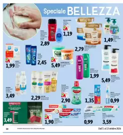 Volantino Madis Pagina 14: Pantene shampoo e balsamo €2,29, Pantene styling capelli assortiti €3,49