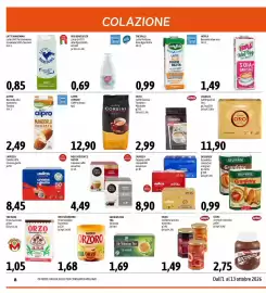 Volantino Madis Pagina 8: Nestlé Orzoro Orzo Solubile €1,68, Selex crema di nocciola €2,75