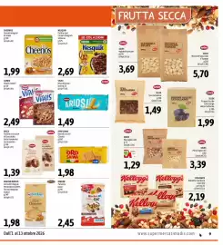 Volantino Madis Pagina 9: Nesquik Palline con Cereali Integrali al Cacao €2,69, Cameo Vitalis muesli €2,49