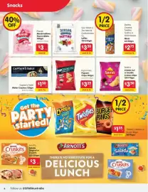 Spar catalogue week 40 Page 6: Popcorners Popcorn Chips €3,25, Smith's Crinkle Cut or Double Crunch Chips €3,50