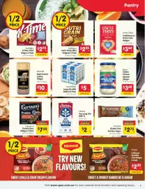 Spar catalogue week 40 Page 7: Bega Cream Cheese Spread €3,60, Devondale Long Life Milk €5,00